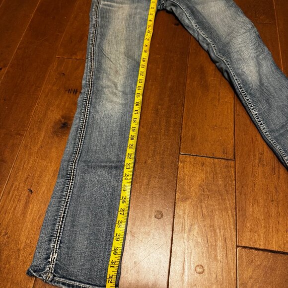 Silver Jeans McKenzie Flap | Ultra Low Rise Slim Bootcut | Size 28/34 | VGUC | - Picture 13 of 14